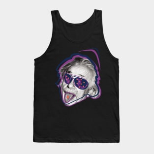 Albert Einstein • Am I or are the others crazy? v3 Tank Top